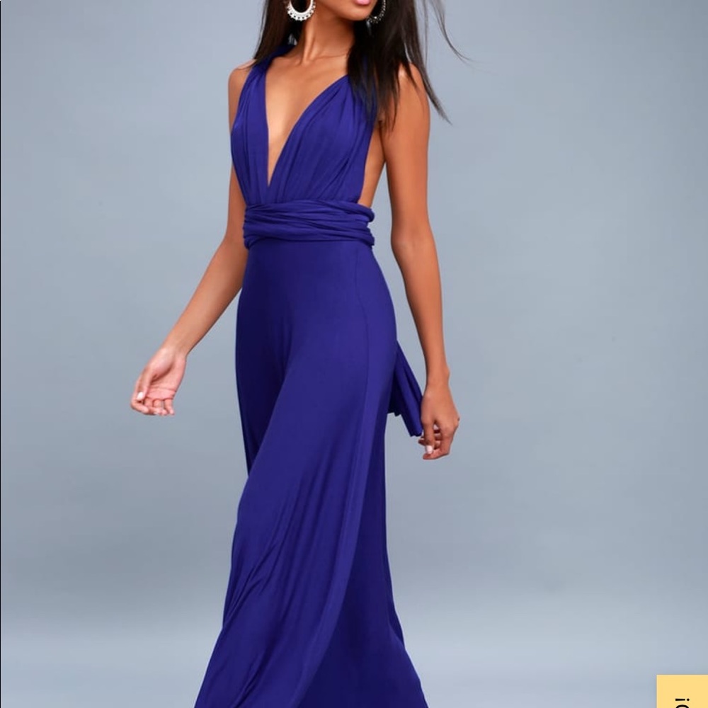 Lulus Royal Blue Maxi Dress